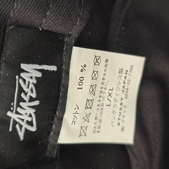 Vintage Stussy Capz Bucket Hat Black Small/Medium NWOT - Picture 4 of 9